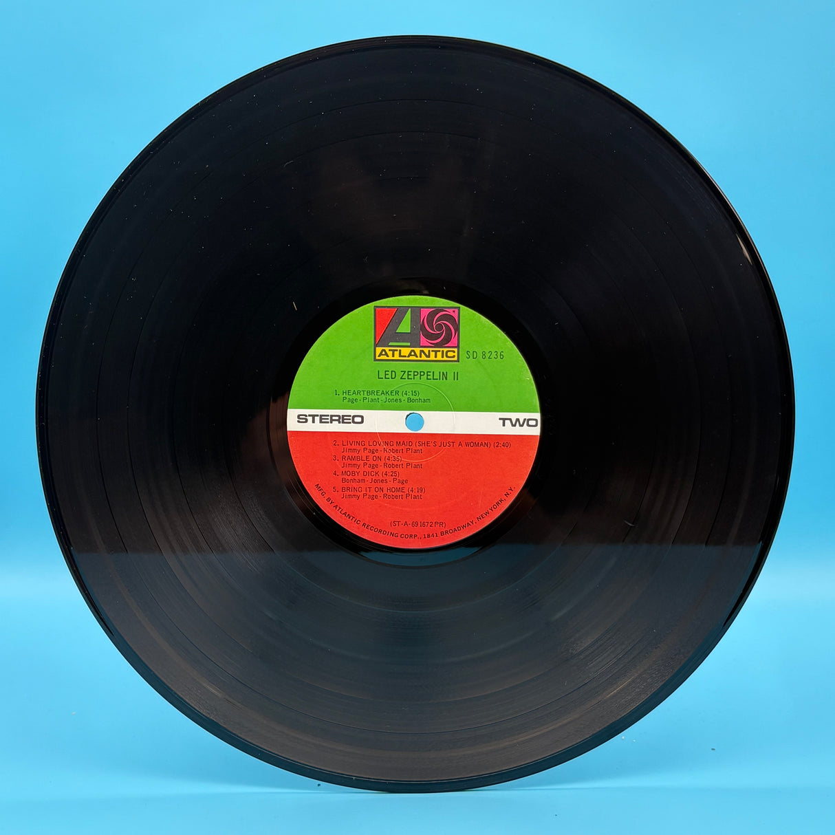 Led Zeppelin - II Robert Ludwig USA Press Vinyl