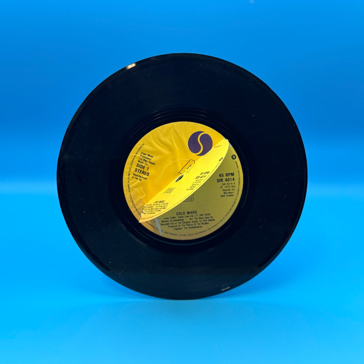 The Rezillos - Cold Wars With Label Error Vinyl