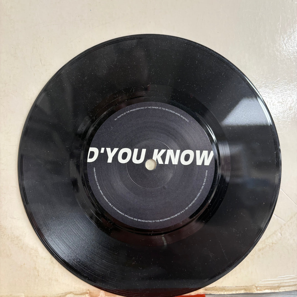 Oasis - D’You Know What I Mean Silver Logo Sleeve Vinyl