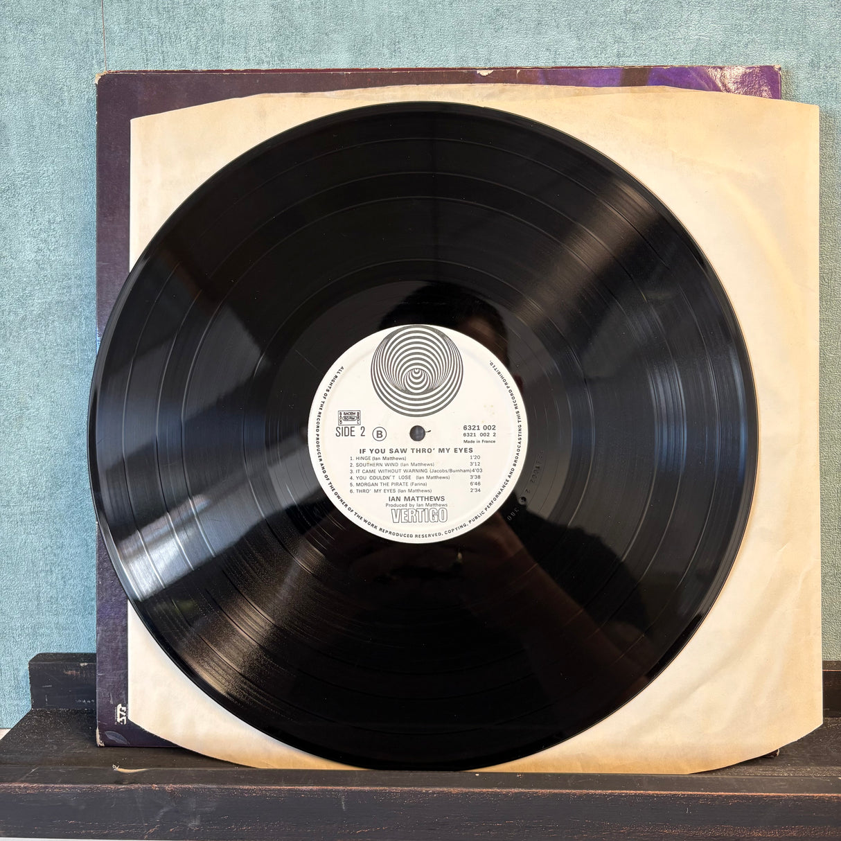 Ian Matthews - If You Saw Thro My Eyes - French Original - Vertigo Swirl - VINYL