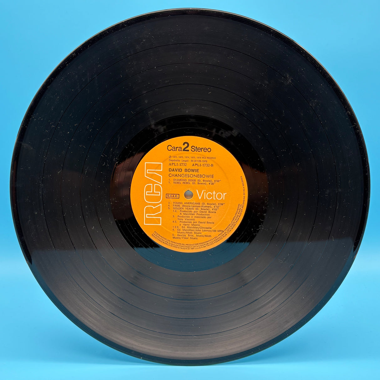 David Bowie - ChangesOneBowie Spainish Pressing Vinyl