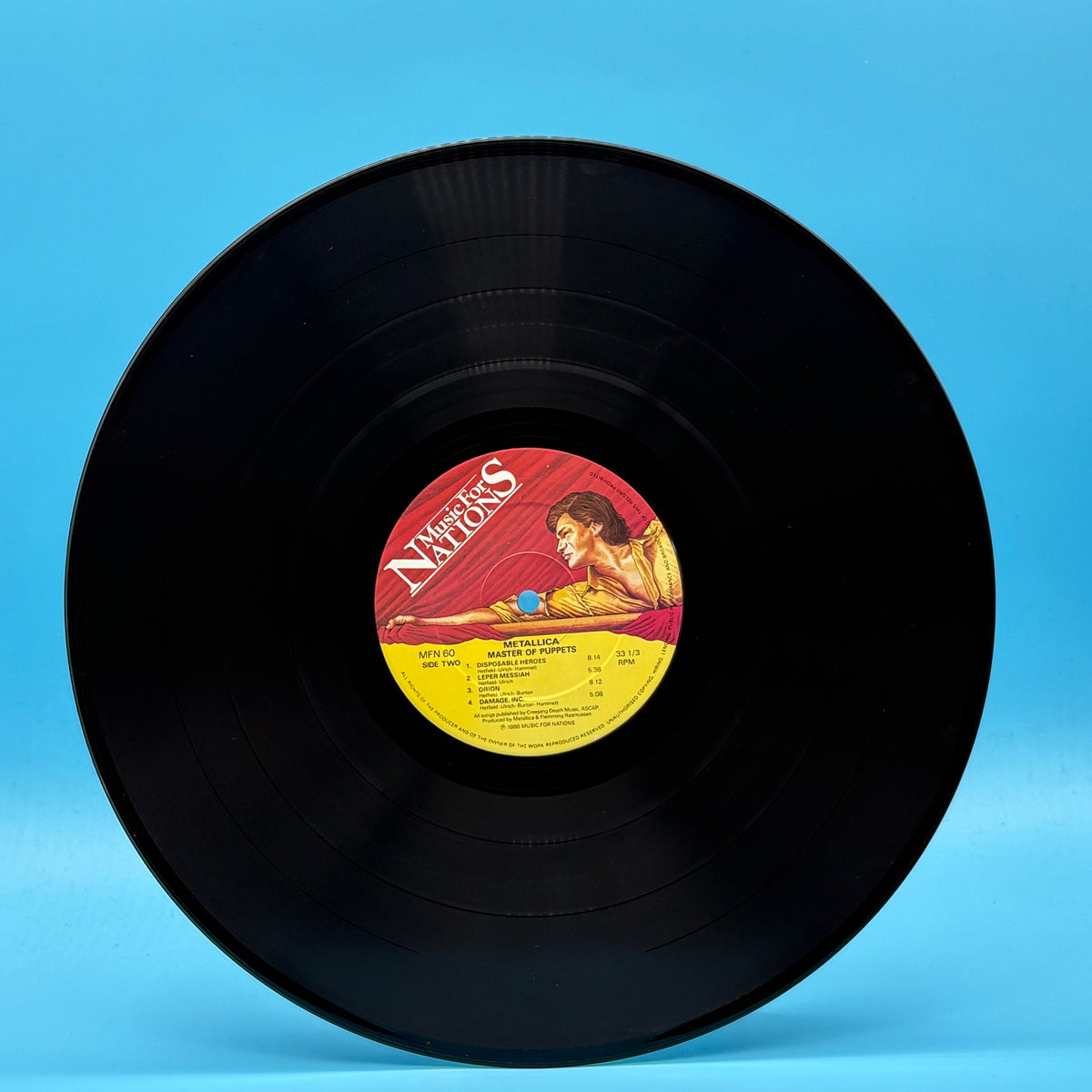 Metallica - Master Of Puppets Original UK Vinyl