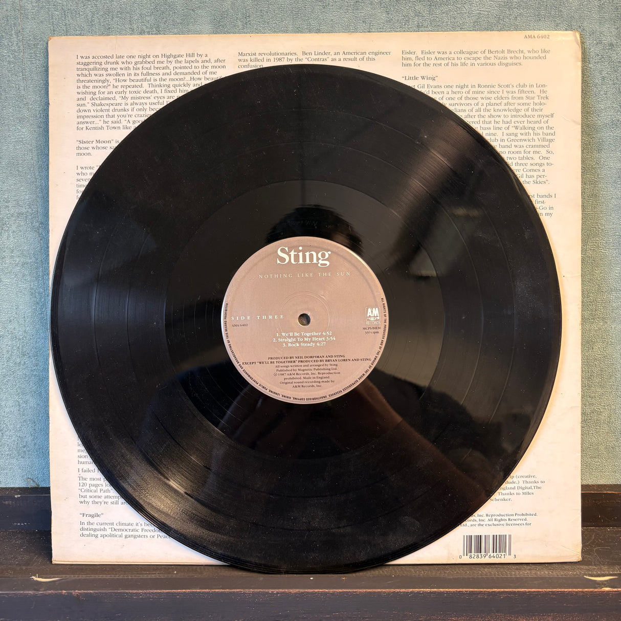 Sting - …Nothing Like The Sun - VINYL