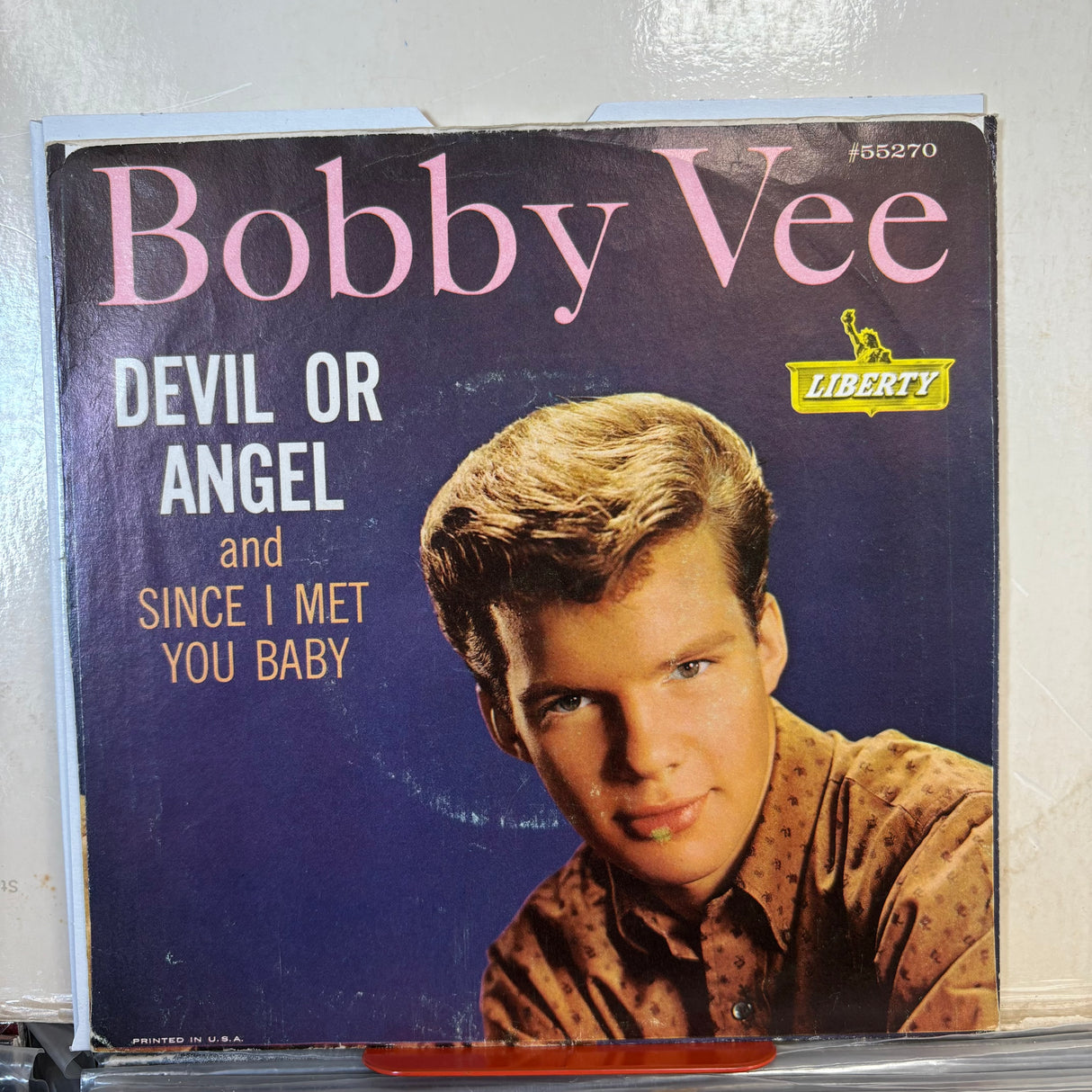 Bobby Vee - Since I Met You Baby 7” Single Vinyl