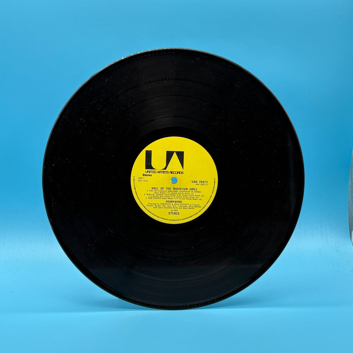 Hawkwind - Hall of the Mountain Grill (Torn Sleeve) Vinyl