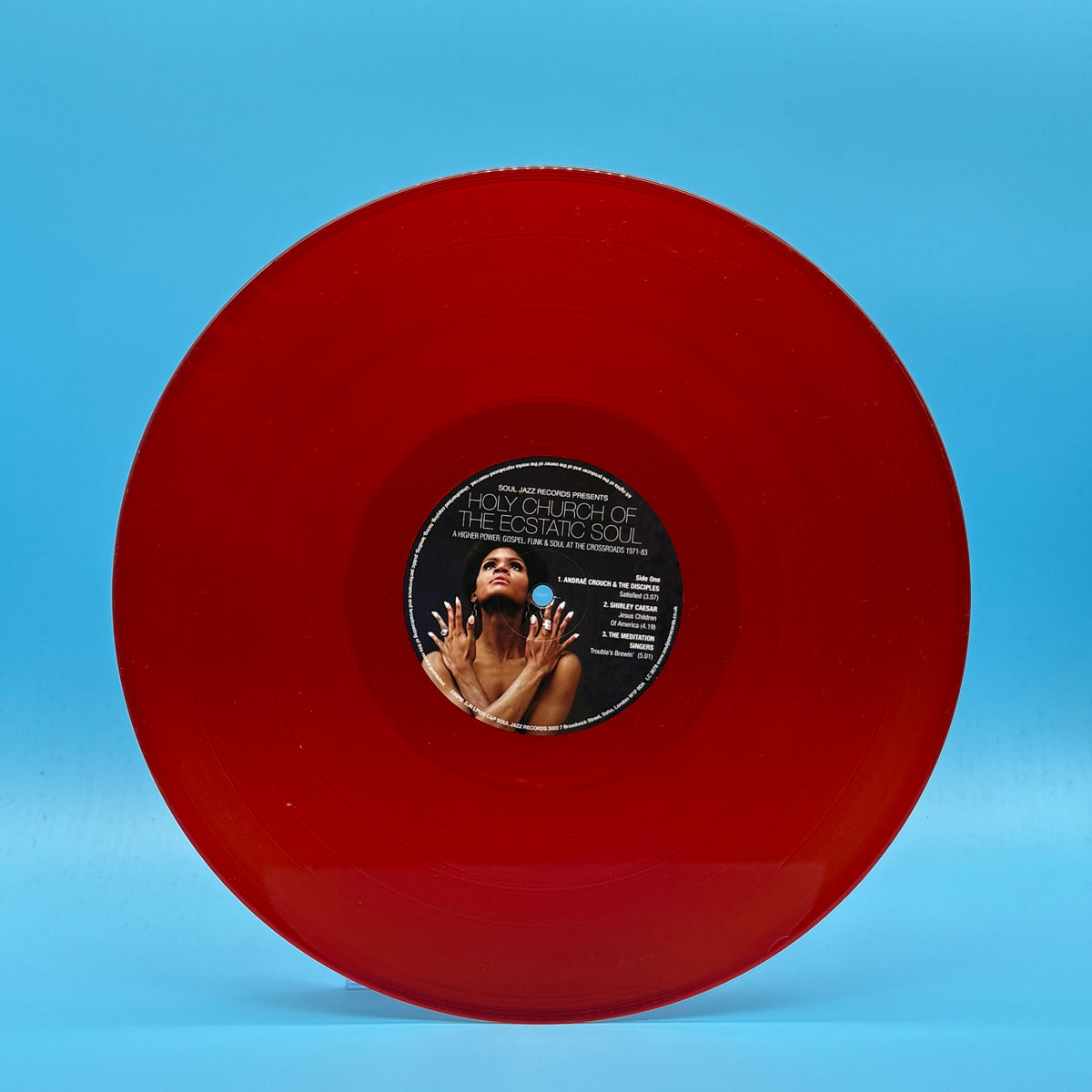 Holy Church Of The Ecstatic Soul - A Higher Power: Gospel, Funk & Soul At The Crossroads 1971-83 Red Vinyl