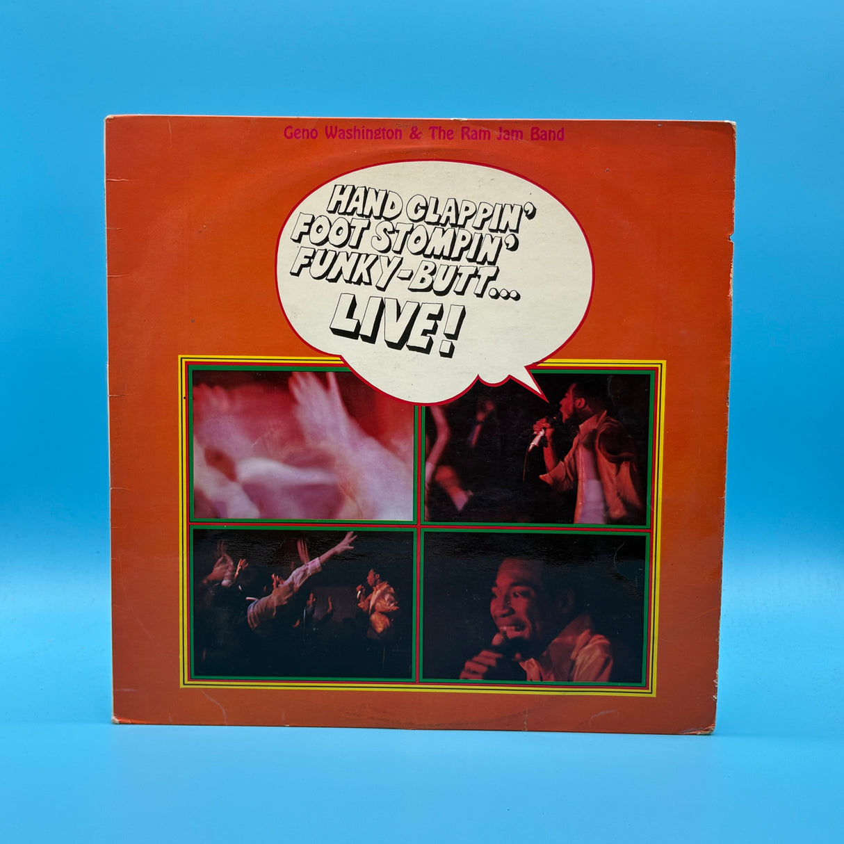 Geno Washington And The Ram Jam Band - Hand Clappin Foot Stompin Funky but live Vinyl
