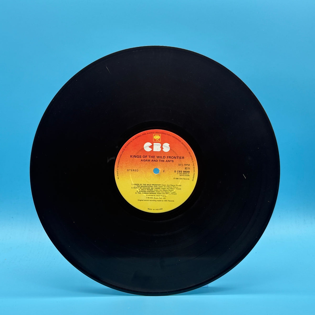 Adam And The Ants - Kings Of The Wild Frontier w/ catalogue Vinyl