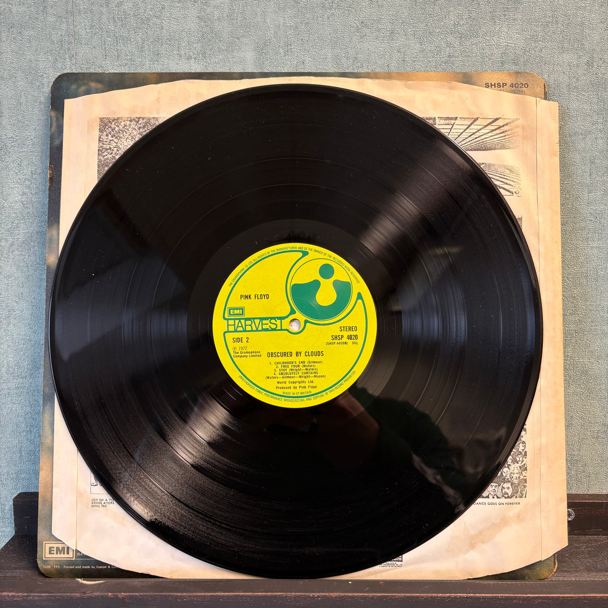 Pink Floyd - Obscured By Clouds - VINYL A1/B1 rare withdrawn