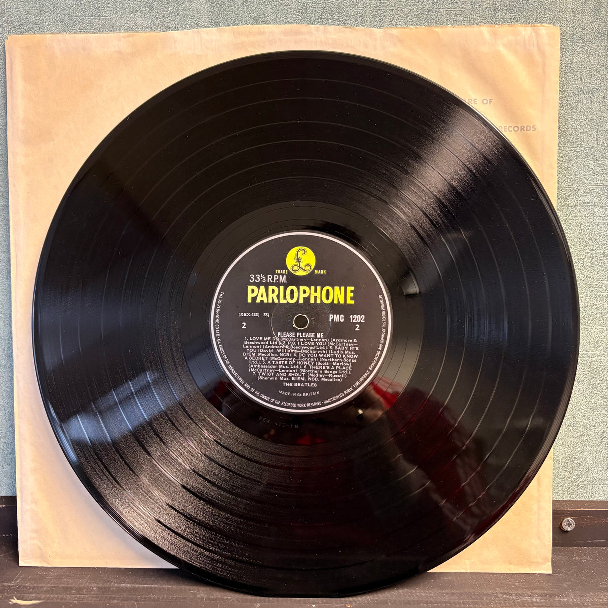 The Beatles - Please Please Me - 3rd Press Mono - Small 33 1/3 - VINYL