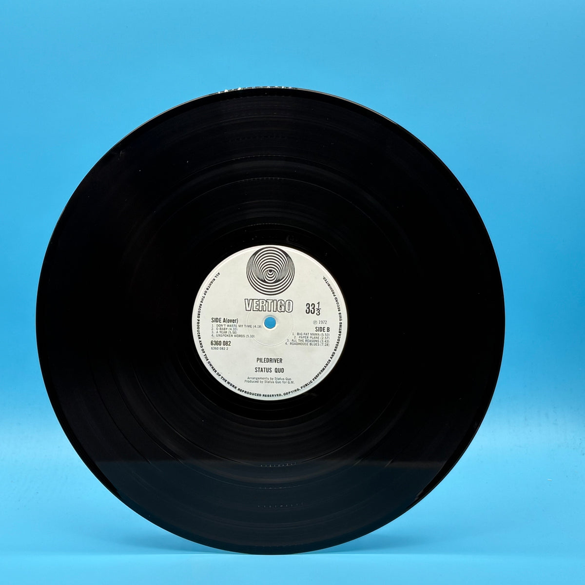 Status Quo - Piledriver Vertigo Swirl Vinyl