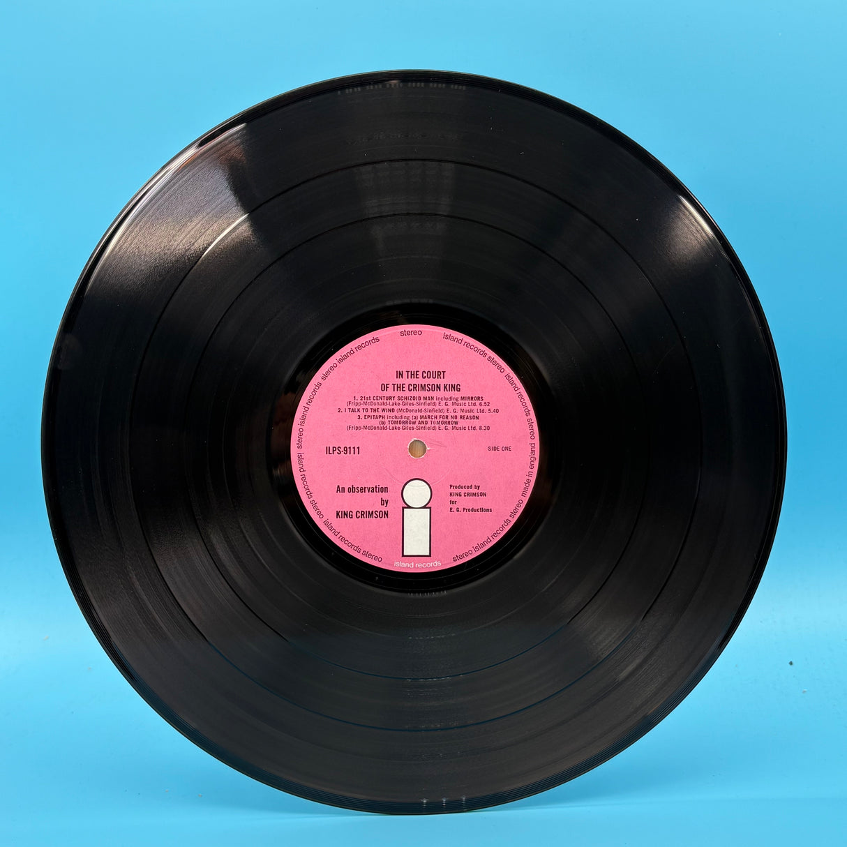 King Crimson - In The Court Of The Crimson King Pink Island Vinyl