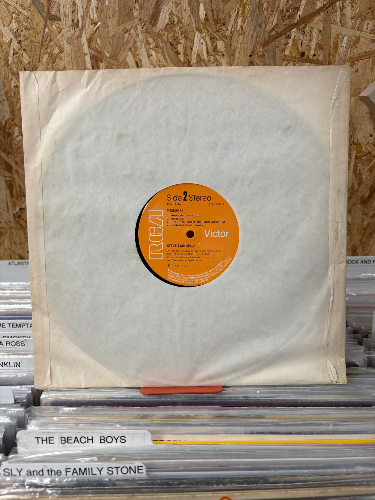 Steve Swindells - Messages - VINYL