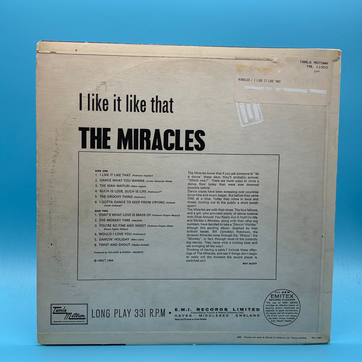 The Miracles - I Like It Like That Vinyl