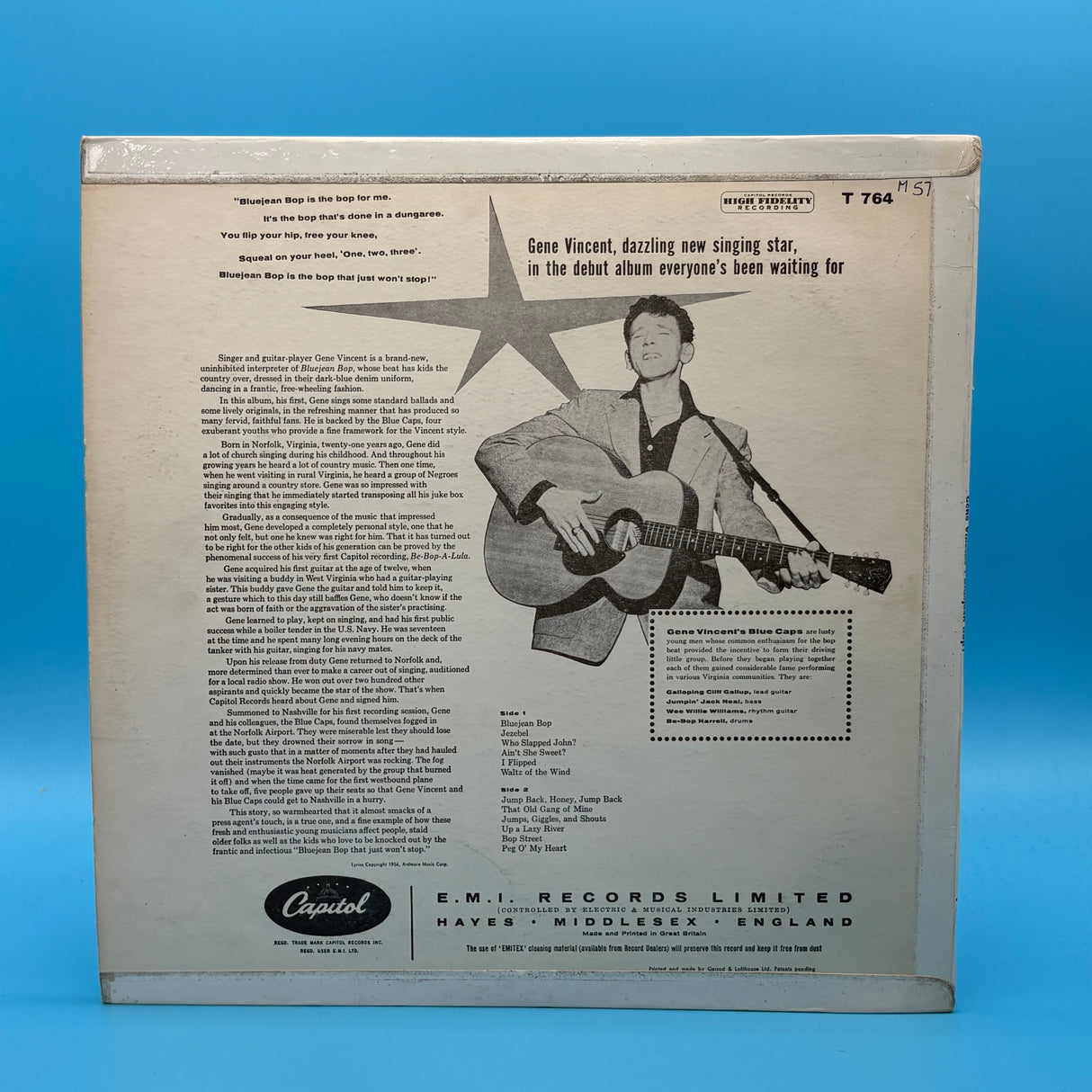 Gene Vincent And His Blue Caps - Blue Jean Bop! vinyl