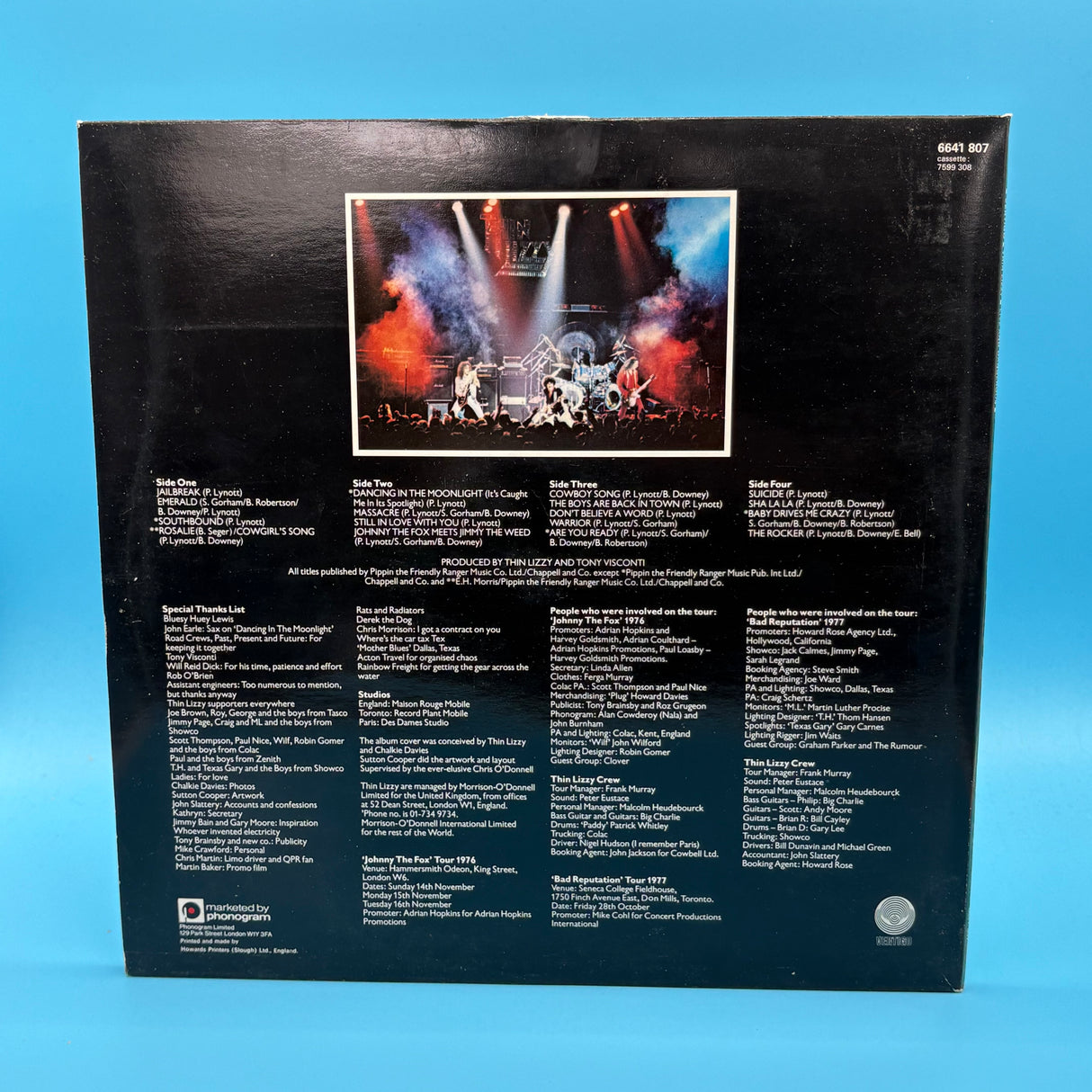 Thin Lizzy - Live and Dangerous 2LP Vinyl