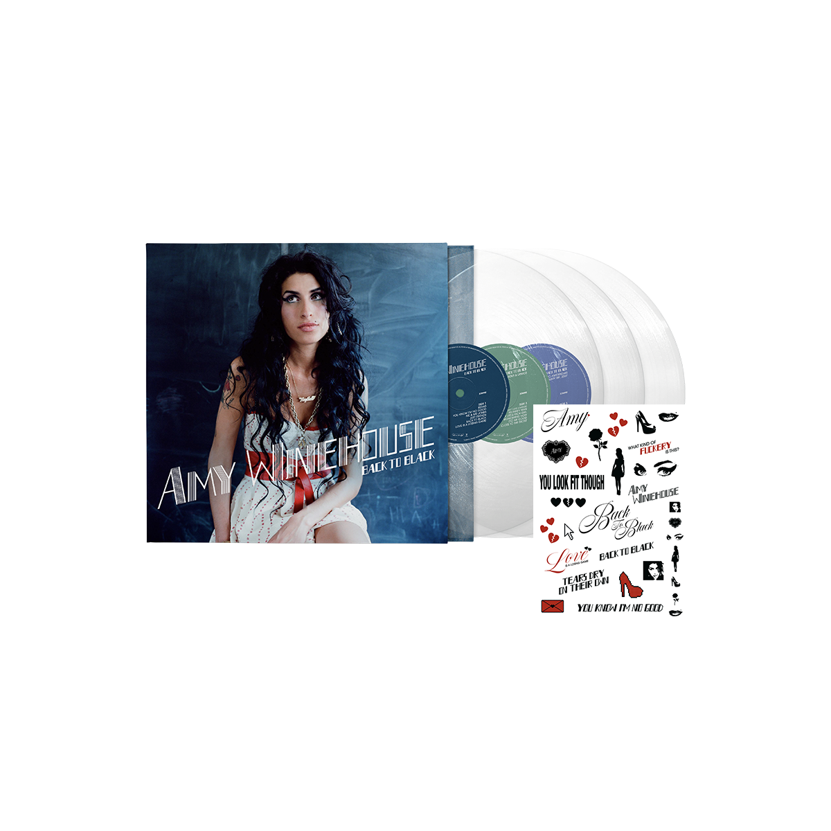 Amy Winehouse - Back To Black 20 3LP Deluxe (with Exclusive A5 Tattoo Sheet) Vinyl