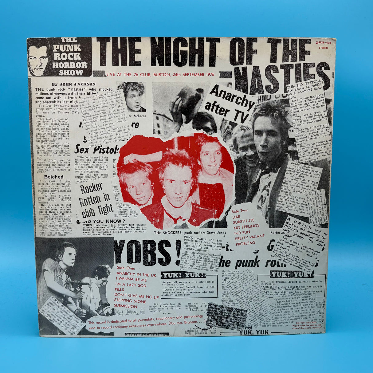 Sex Pistols - Indecent Exposure White Label Vinyl