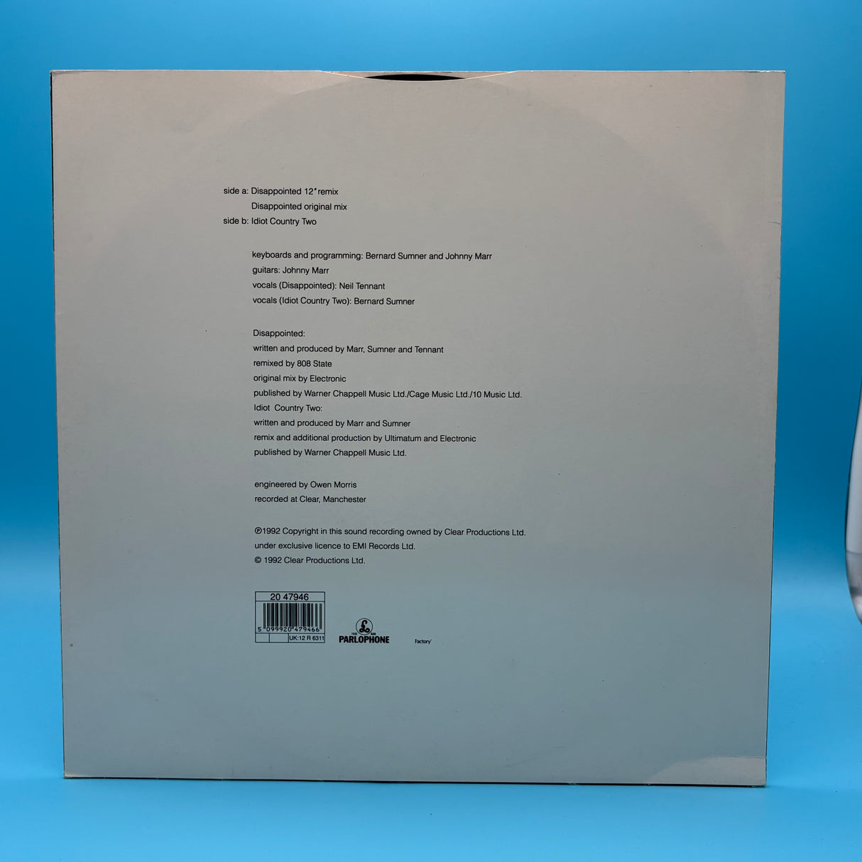 Electronic - Disappointed 12" Single