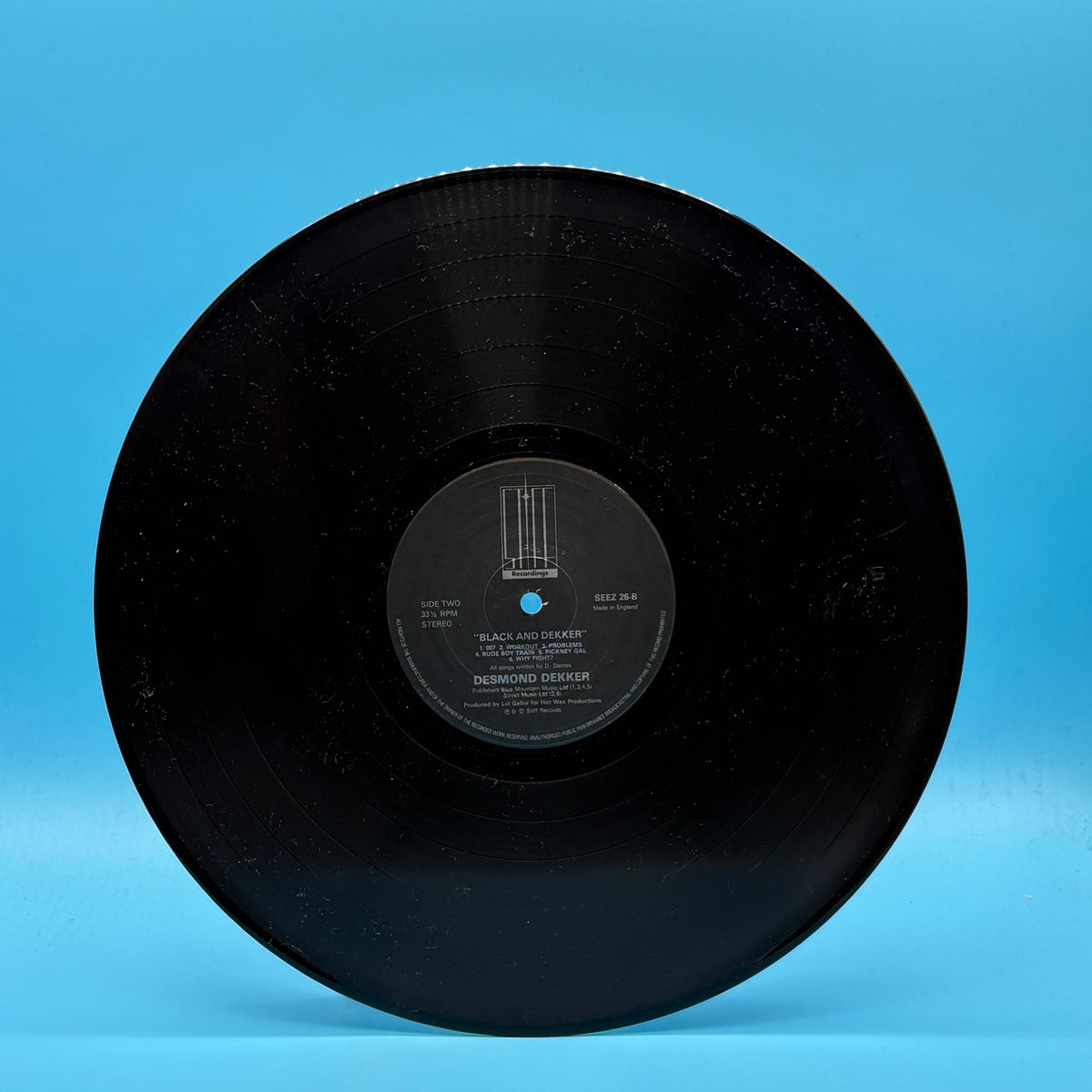 Desmond Dekker - Black And Dekker Vinyl