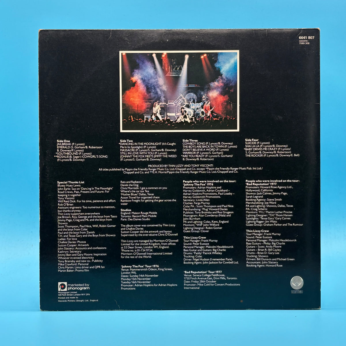 Thin Lizzy - Live And Dangerous Vinyl