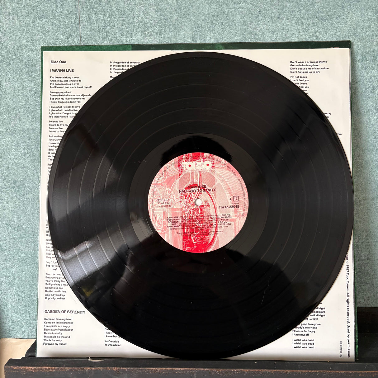 Ramones - Half Way To Sanity - VINYL