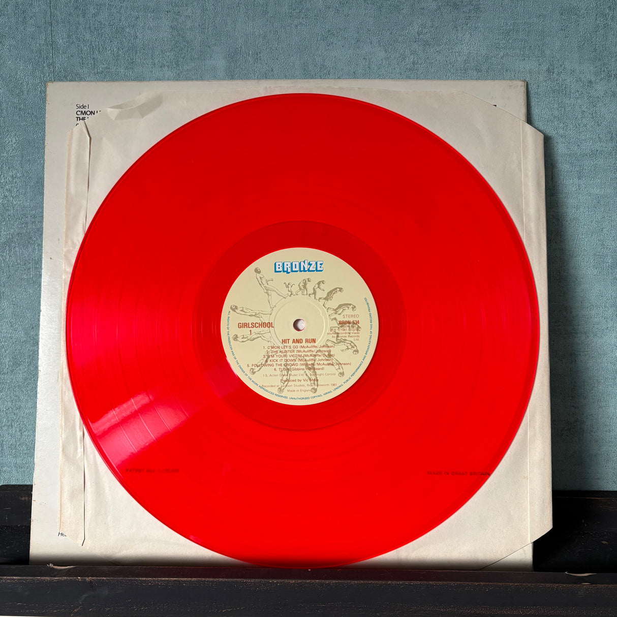 Girl School - Hit And Run - Red VINYL
