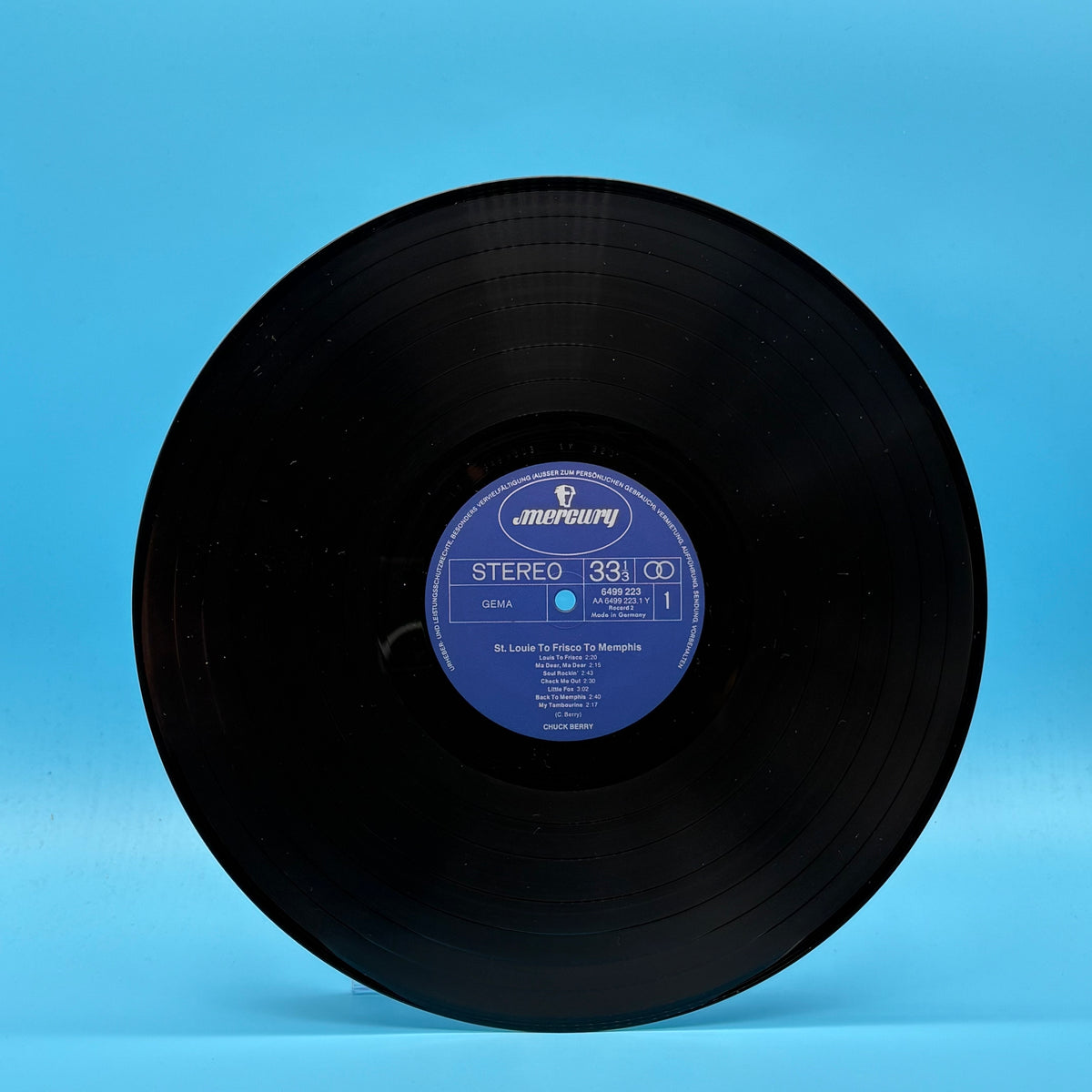 Chuck Berry With The Steve Miller Band - St. Louie To Frisco To Memphis Vinyl
