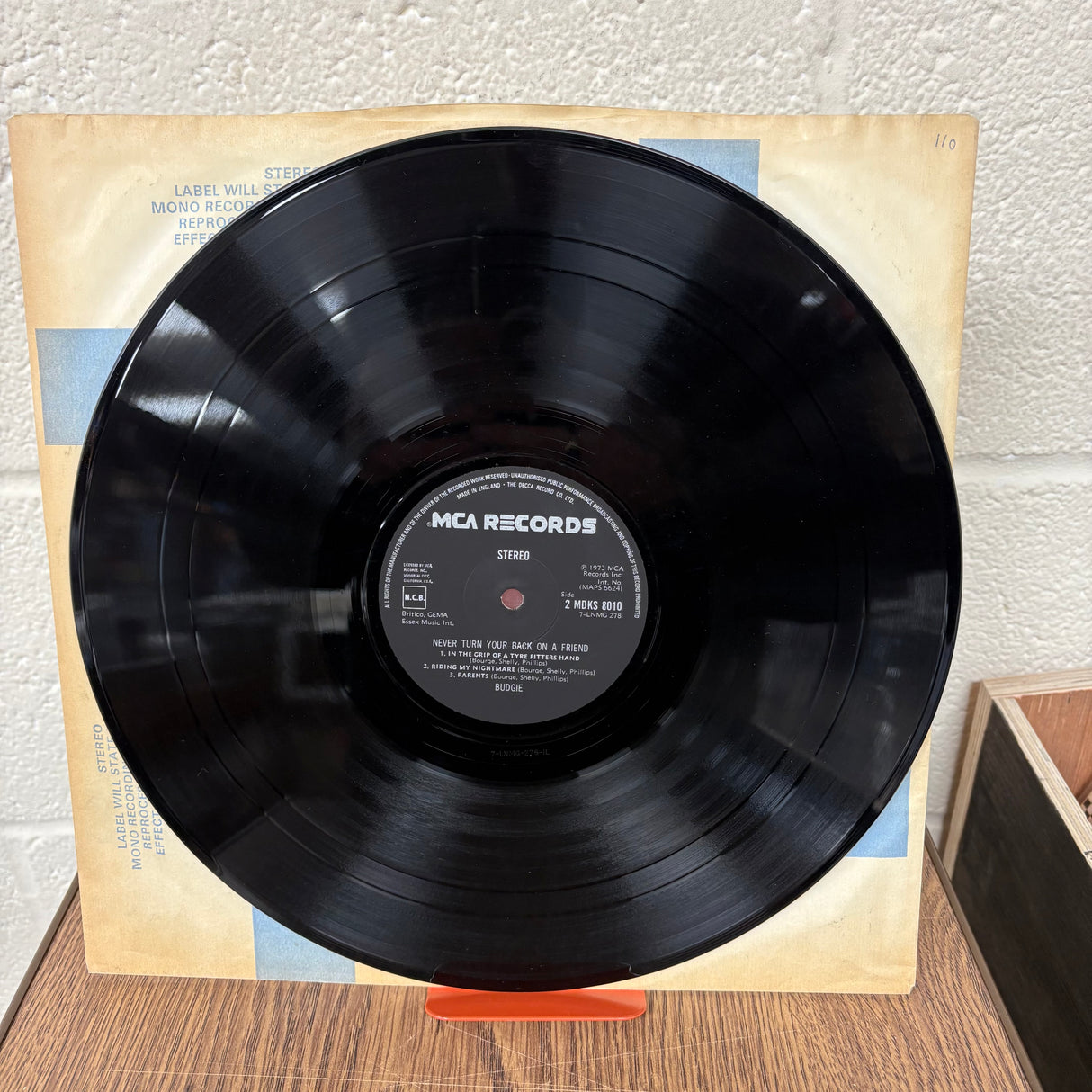 Budgie - Never Turn Your Back On A Friend - Original Press - VINYL