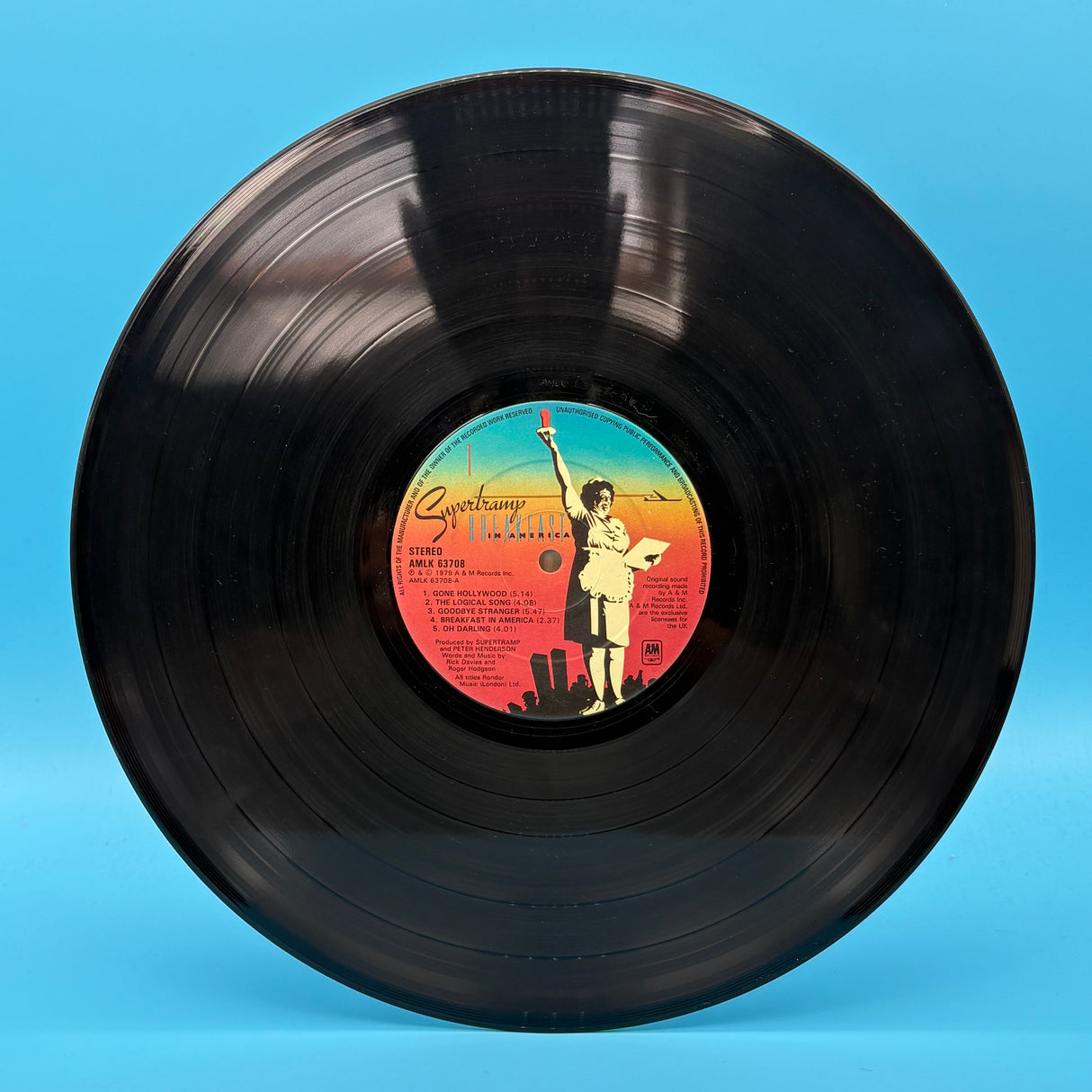 Supertramp - Breakfast In America Original Vinyl
