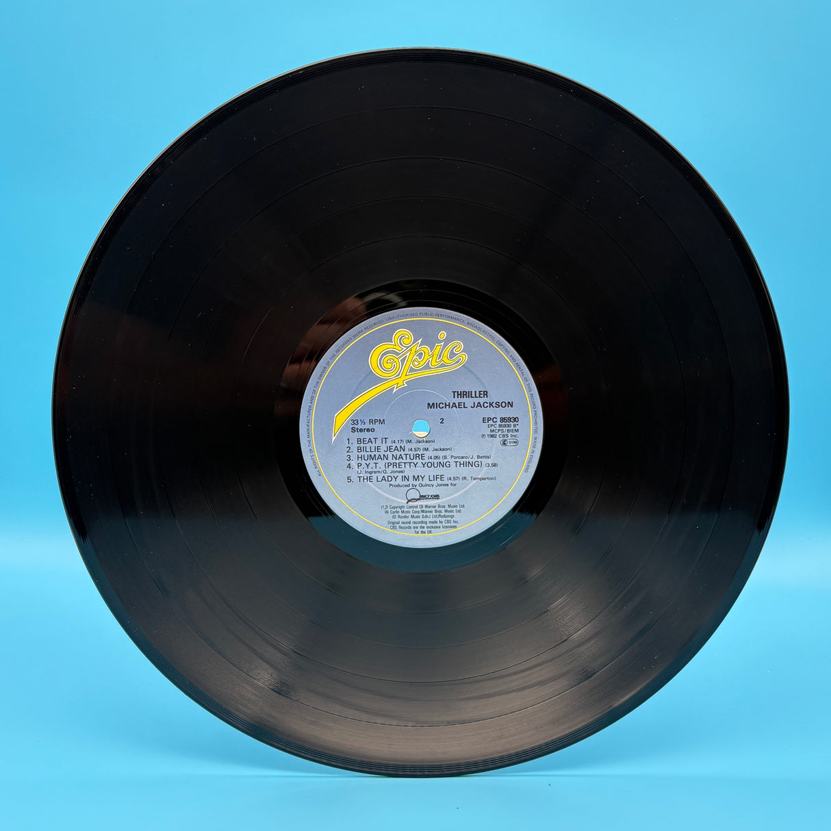 Michael Jackson - Thriller Epic Records Vinyl