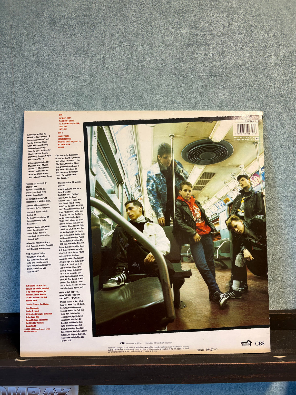 New Kids On The Block - Hangin' Tough - VINYL