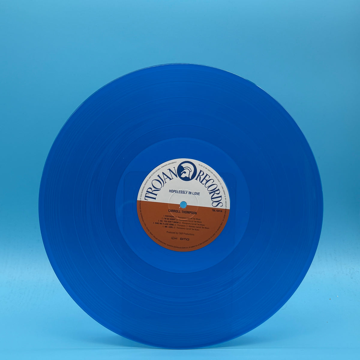 Carroll Thompson - Hopelessly In Love Blue Vinyl