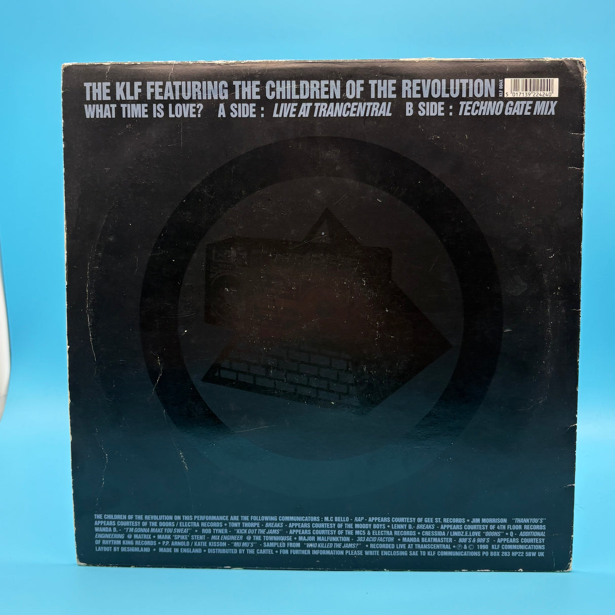 The KLF - What Time Is Love? 12" Single