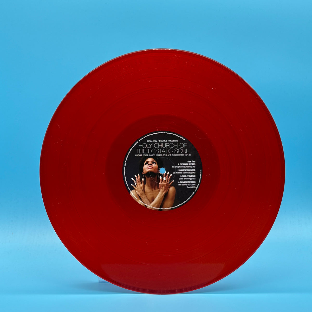 Holy Church Of The Ecstatic Soul - A Higher Power: Gospel, Funk & Soul At The Crossroads 1971-83 Red Vinyl
