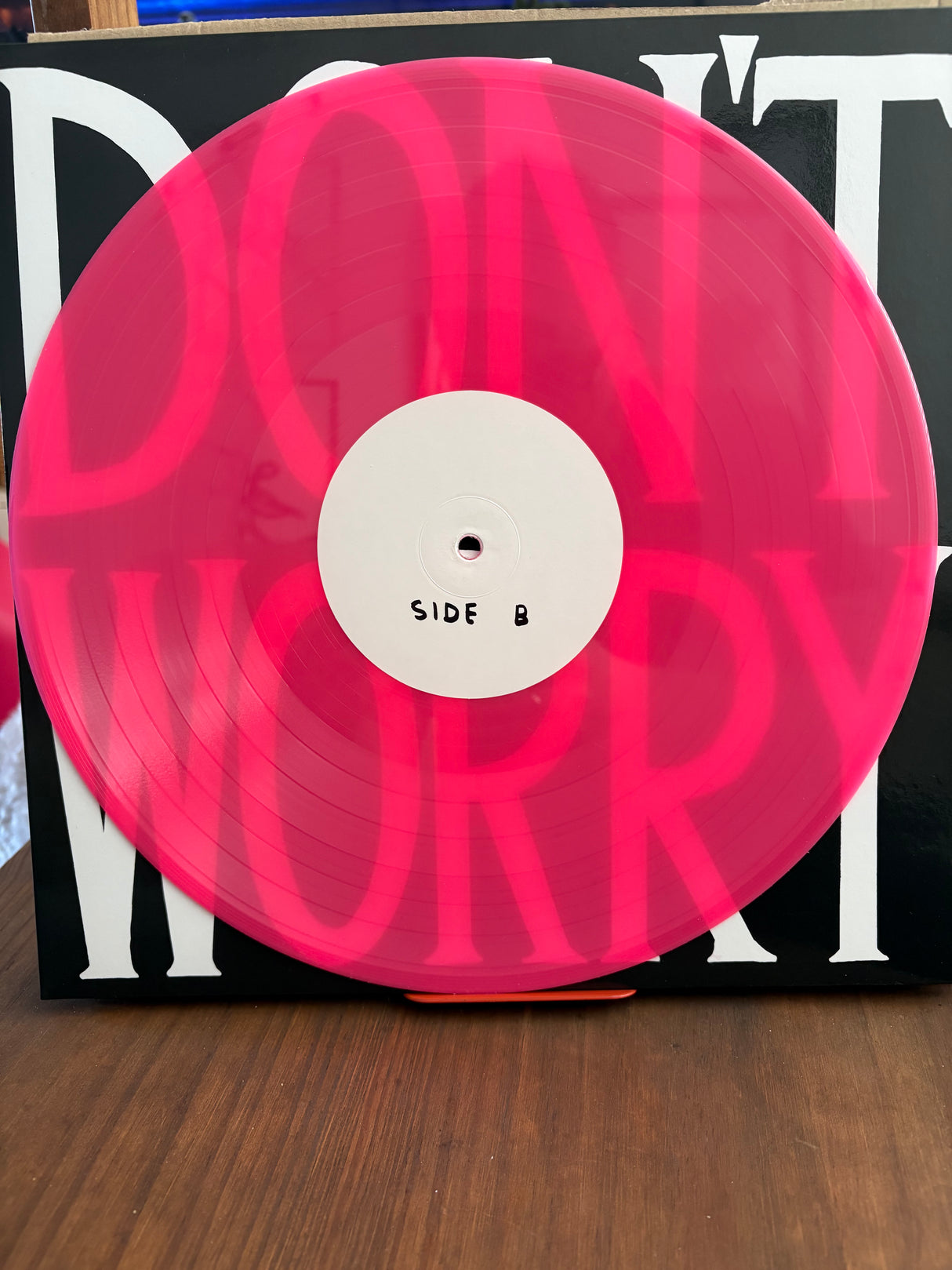 Lord Stornoway & David Shrigley - Don’t Worry - Pink VINYL