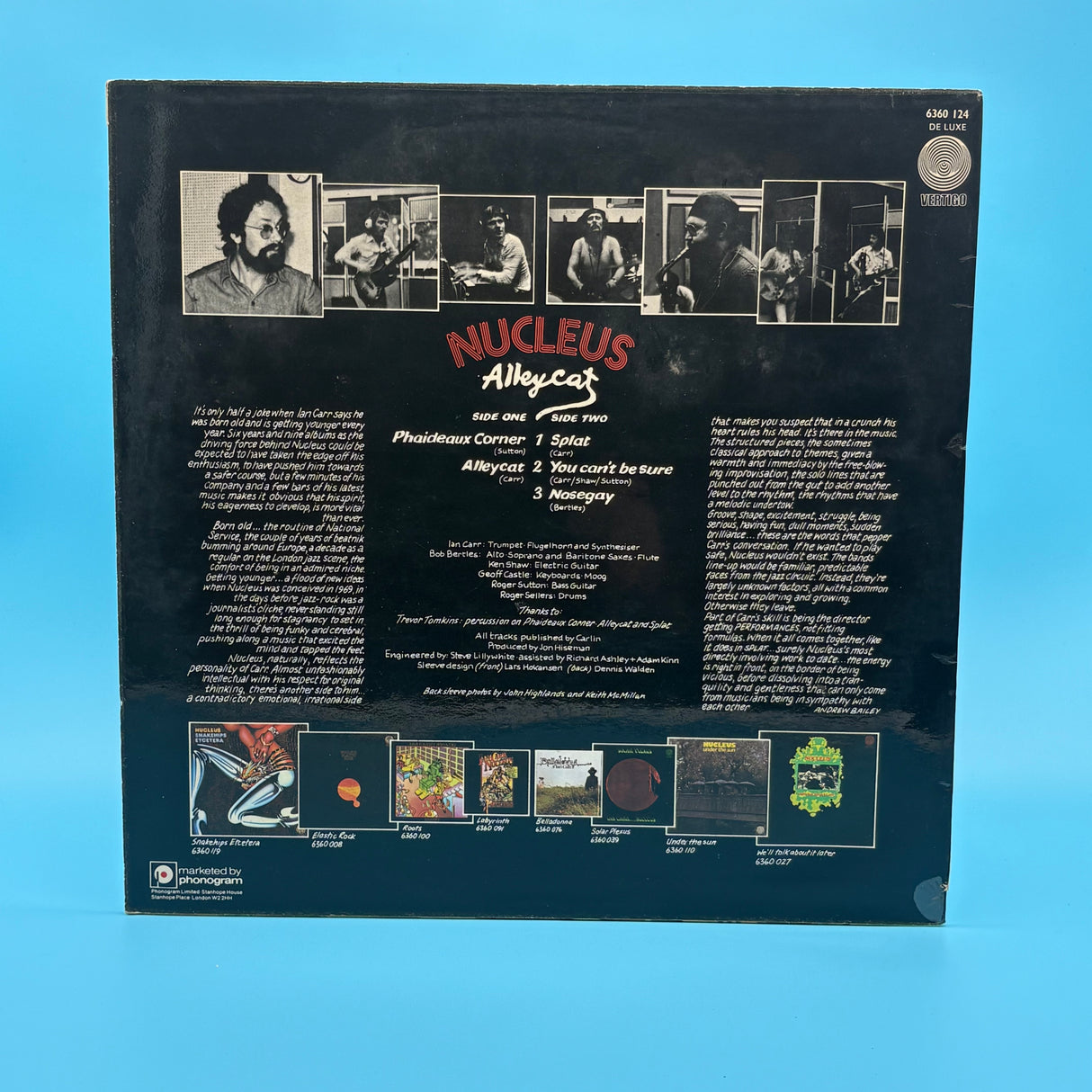 Nucleus - Alleycat Vertigo Spaceship Label Vinyl