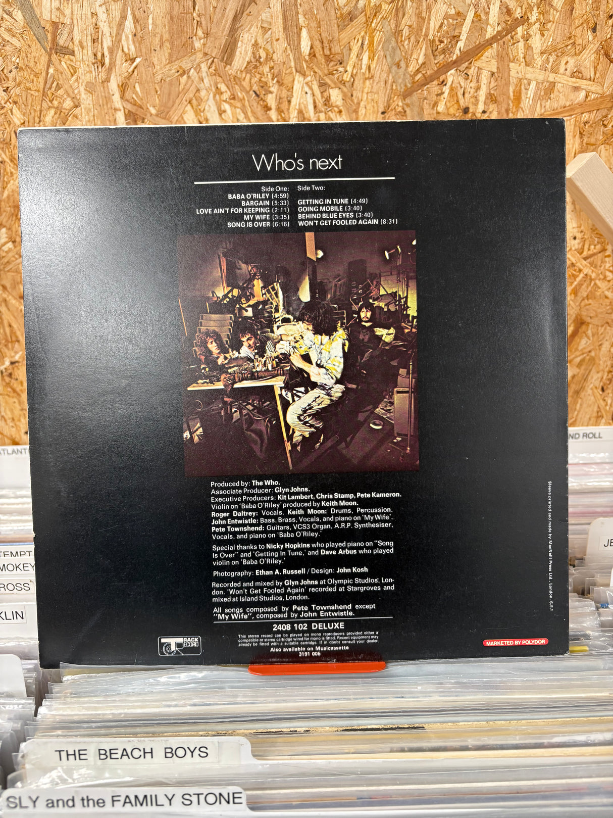 The Who - Who's Next - 1st Press Track Records  - VINYL