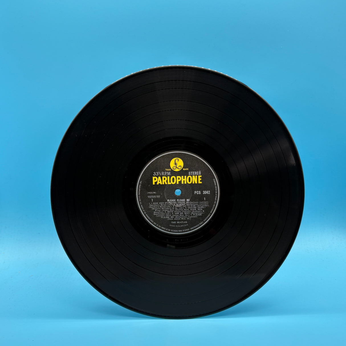 The Beatles - Please Please Me Stereo Yellow Label Vinyl