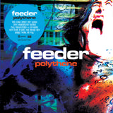 Feeder - Polythene (2026 Remaster) Transparent orange with black & blue Inkplosion Vinyl