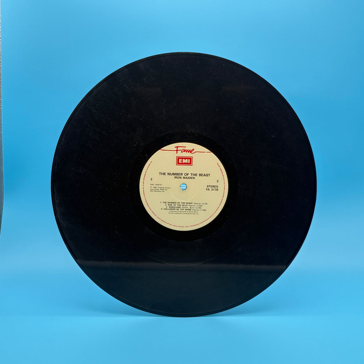 Iron Maiden - The Number Of The Beast Vinyl