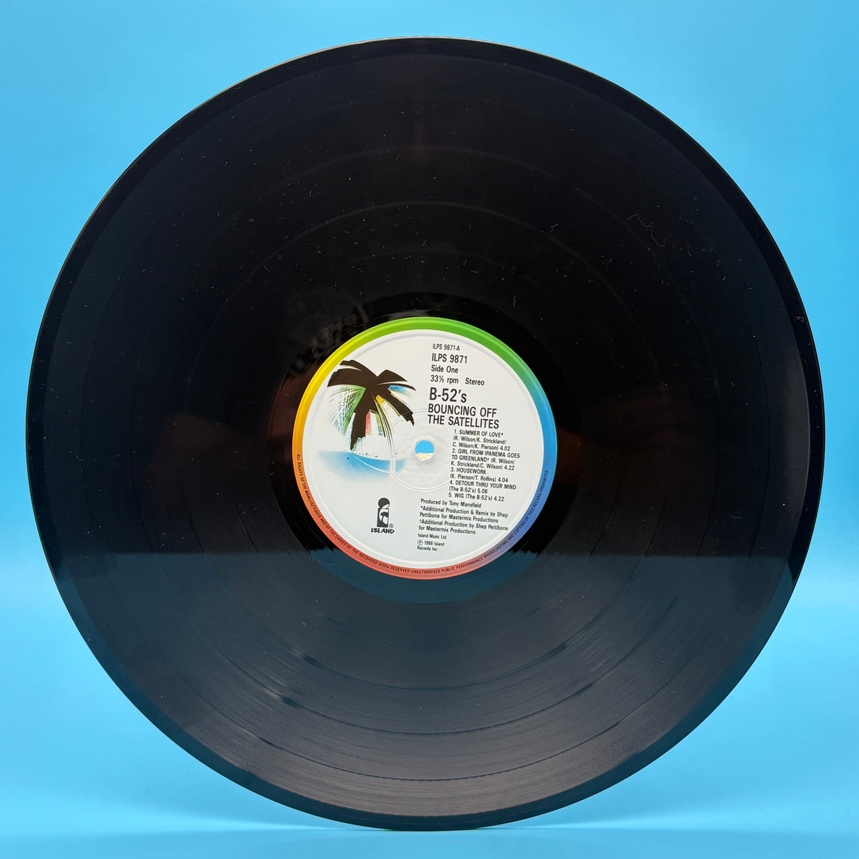 The B-52's - Bouncing Off The Satellite Vinyl