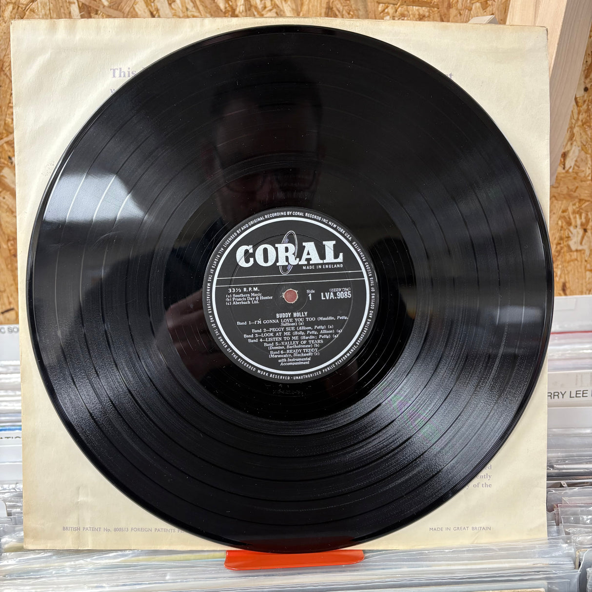 Buddy Holly - Self Titled - Coral Records - VINYL