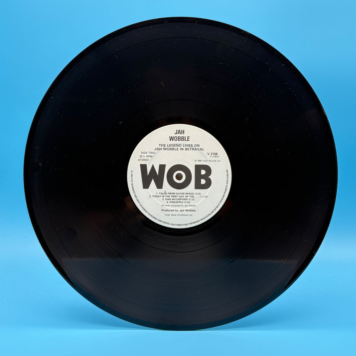 Jah Wobble - Betrayal Vinyl