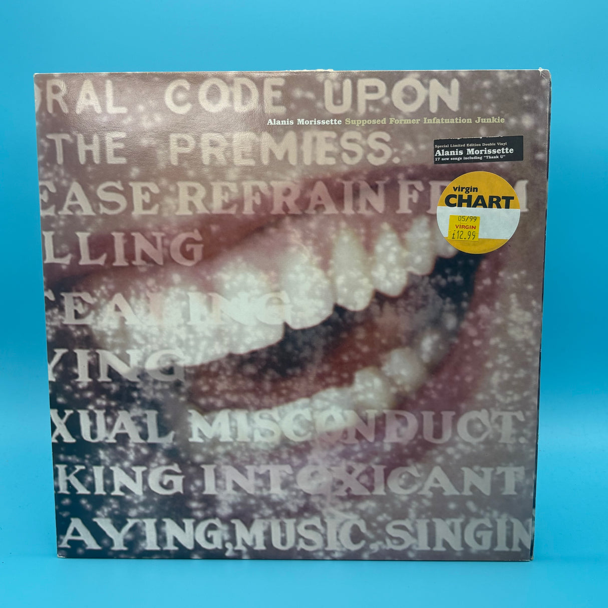 Alanis Morissette - Supposed Former Infatuation Junkie Original Vinyl