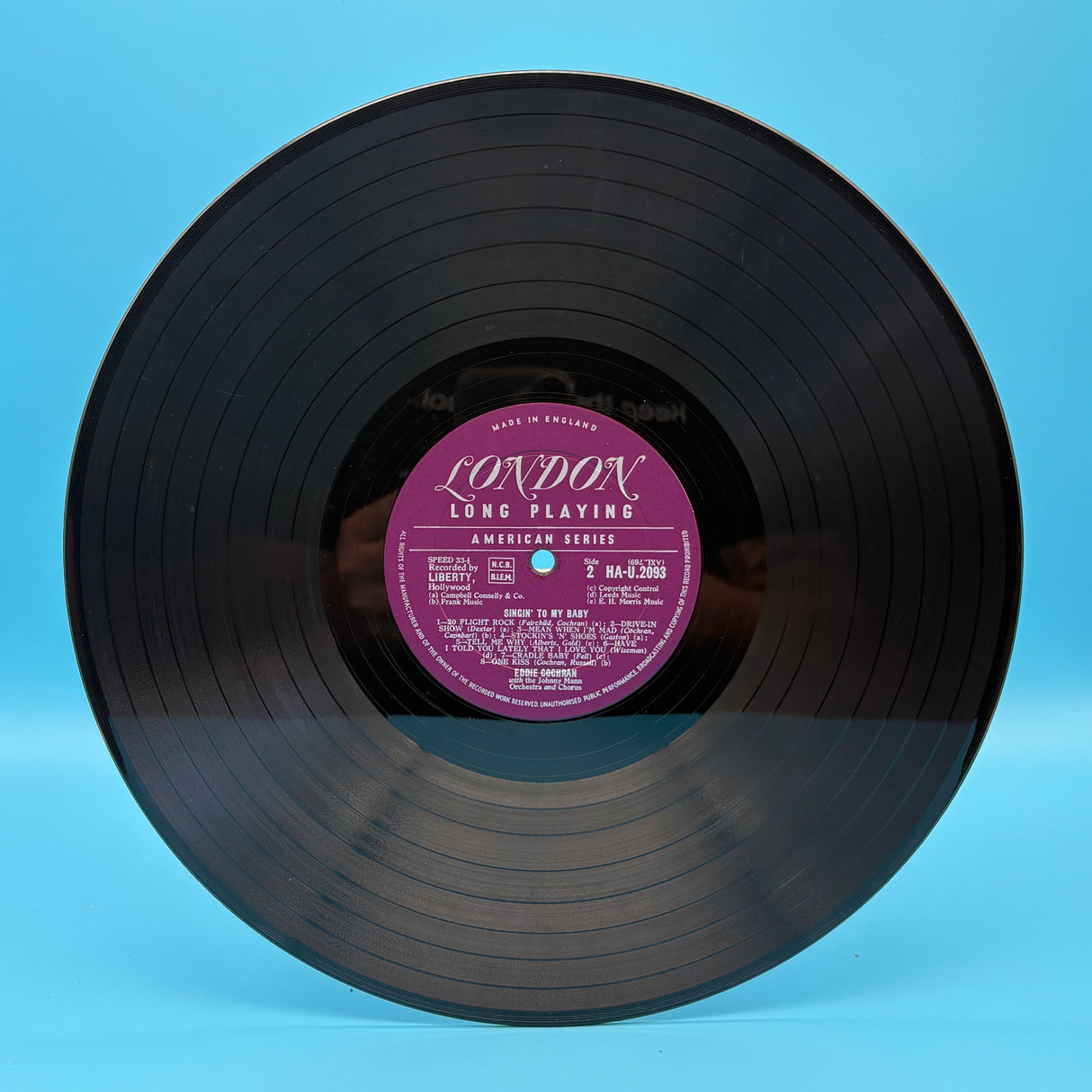 Eddie Cochran - Singin' To My Baby Vinyl