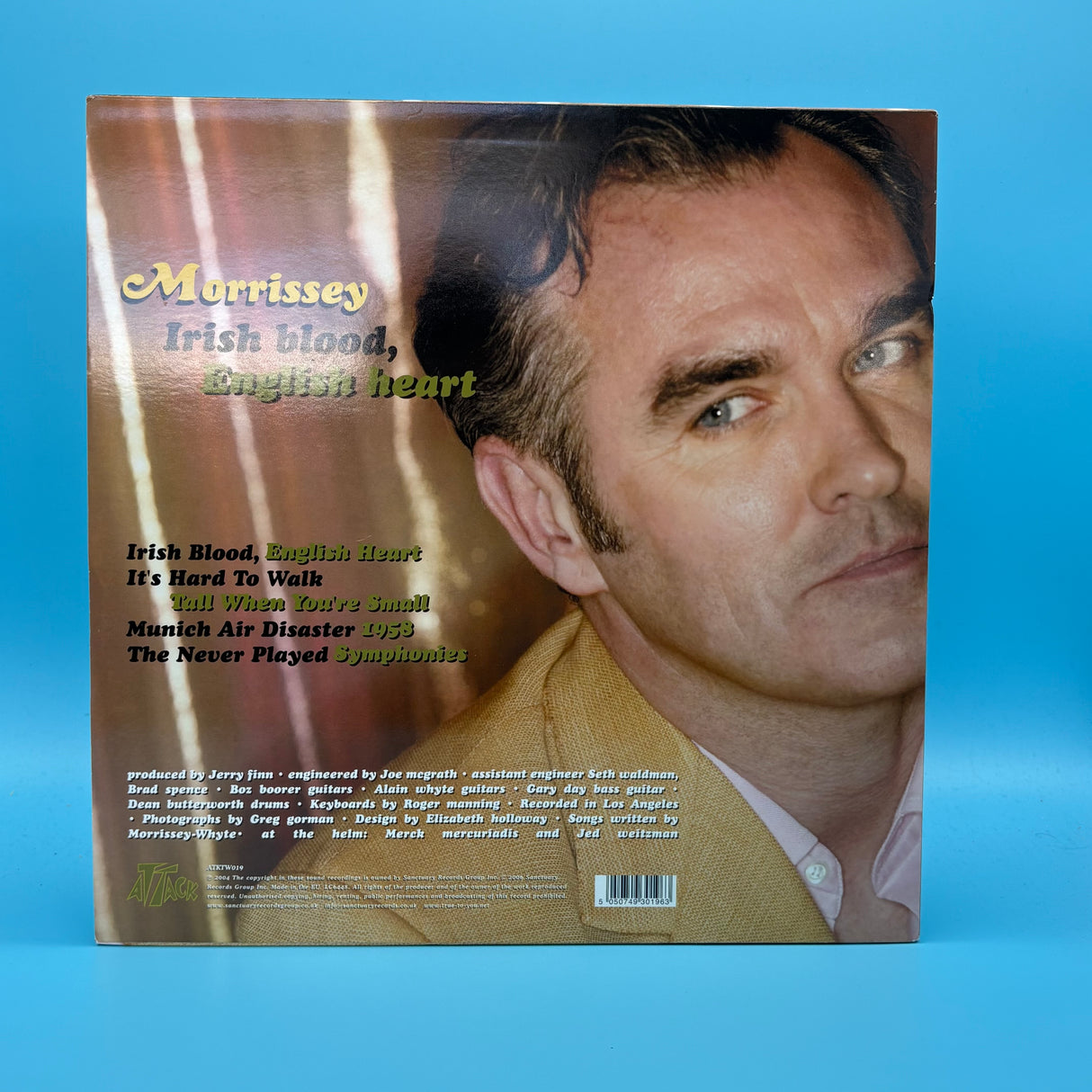 Morrissey - Irish Blood, English Heart 12" Single Vinyl