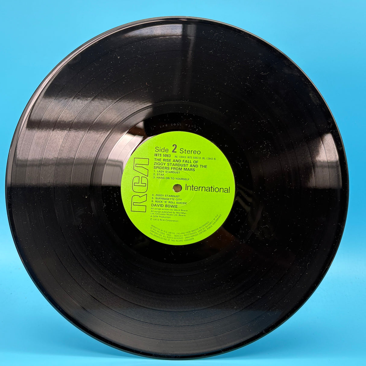 David Bowie - The Rise And Fall Of Ziggy Stardust and The Spiders From Mars RCA International Vinyl