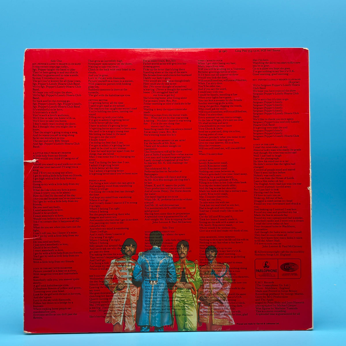 The Beatles - Sgt Pepper Lonely Heart Club Band Vinyl