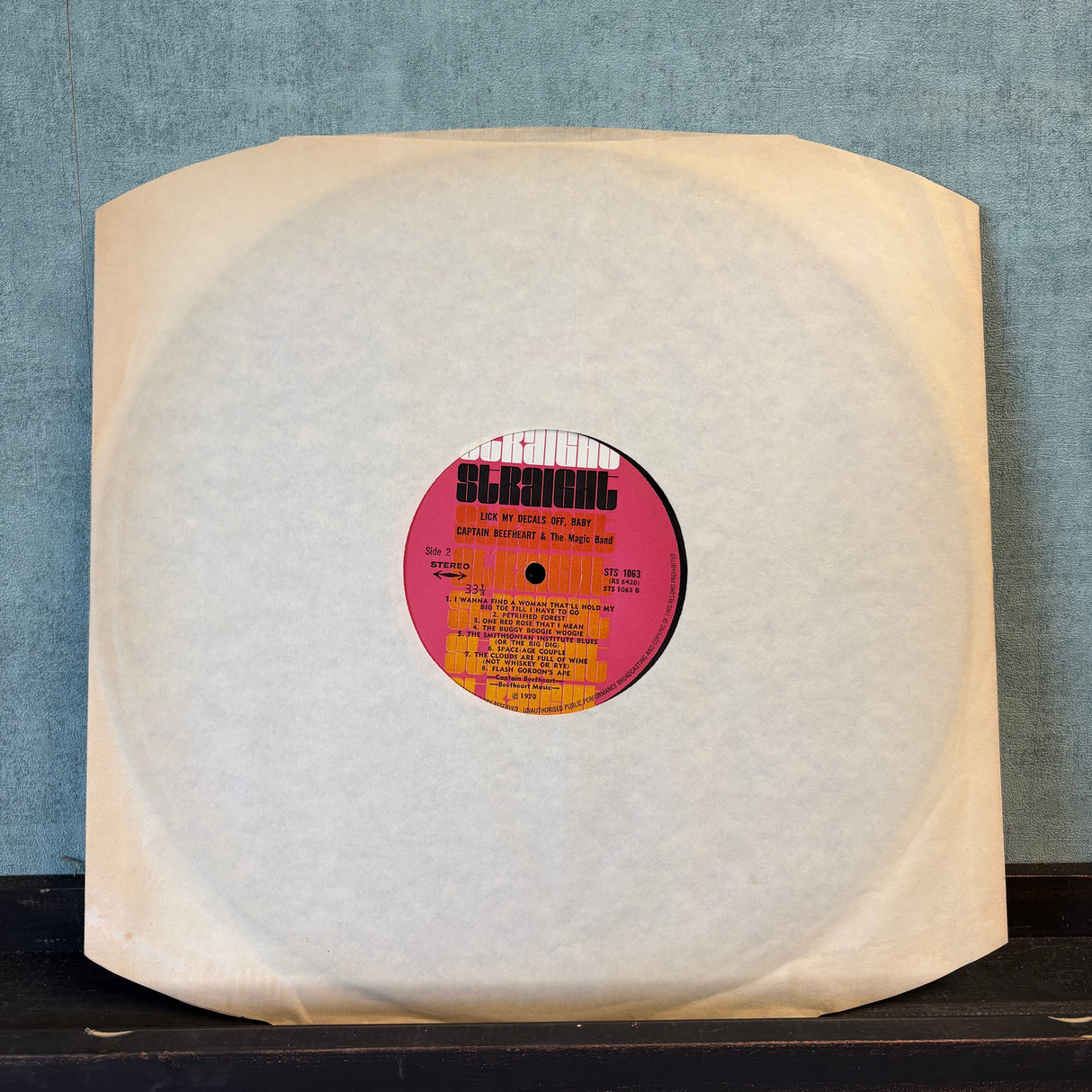 Captain Beefheart & The Magic Band - Lick My Decals Off Baby - Original Straight Label - VINYL